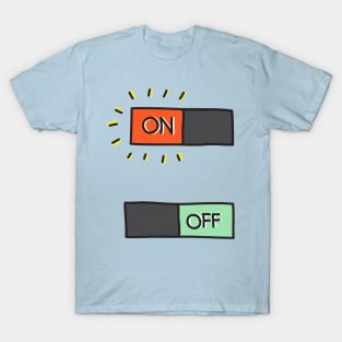 electricity power button T-Shirt